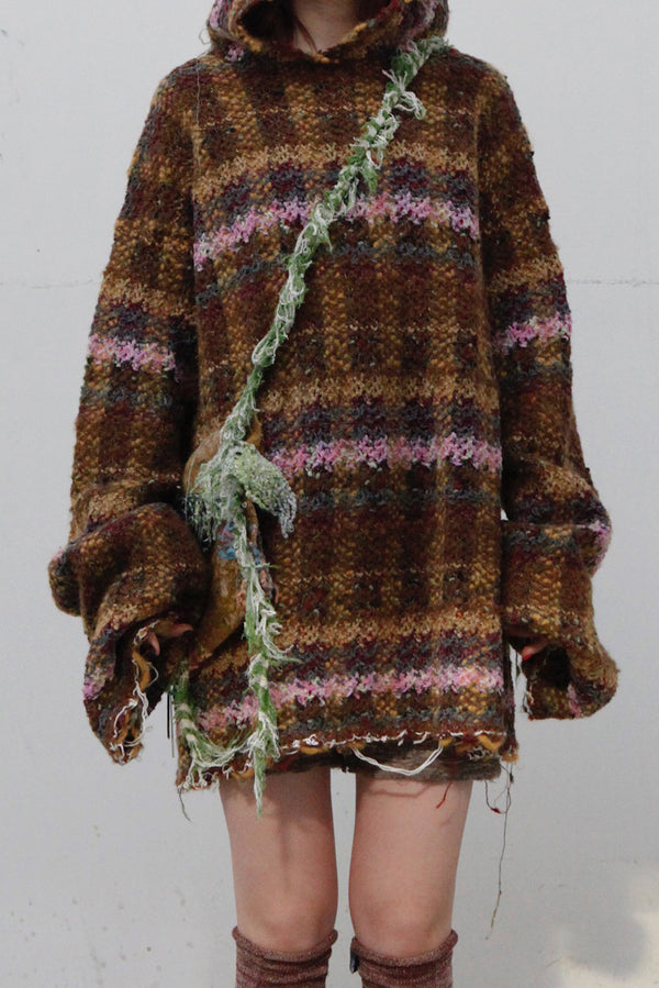 Vitelli knitted monster hoodie FW22_OKT_A017